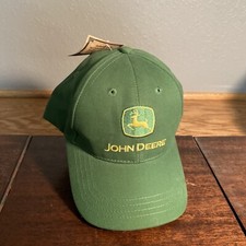 John Deere Green Trademark Cap Cary Francis Group 100 Cotton New With Tags