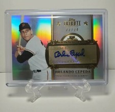 2012 Topps Tribute Orlando Cepeda Auto  /24 PRISTINE Rare HOF 🔥 SP SF Giants 