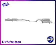 Auspuffanlage für Renault Clio II 1.4 16V Auspuff Endtopf Mitteltopf