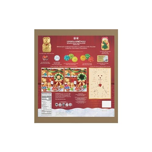 Lindt Holiday Teddy Bear Chocolate Candy Advent Calendar, Assorted  Chocolates, | eBay