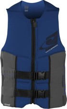 MEDIUM O'Neill Men's Assault USCG Life Vest Blue Neoprene