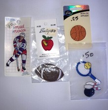 Vintage Iron On Patches Sports Lot Football