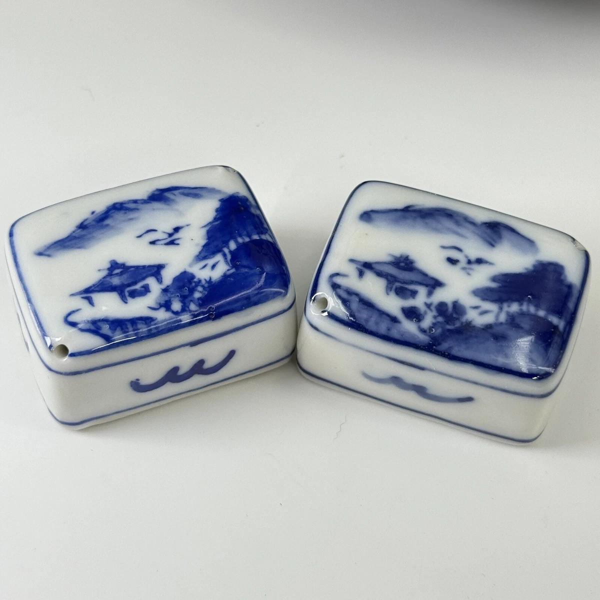 陶瓷蓝色复古原装日本古董| eBay