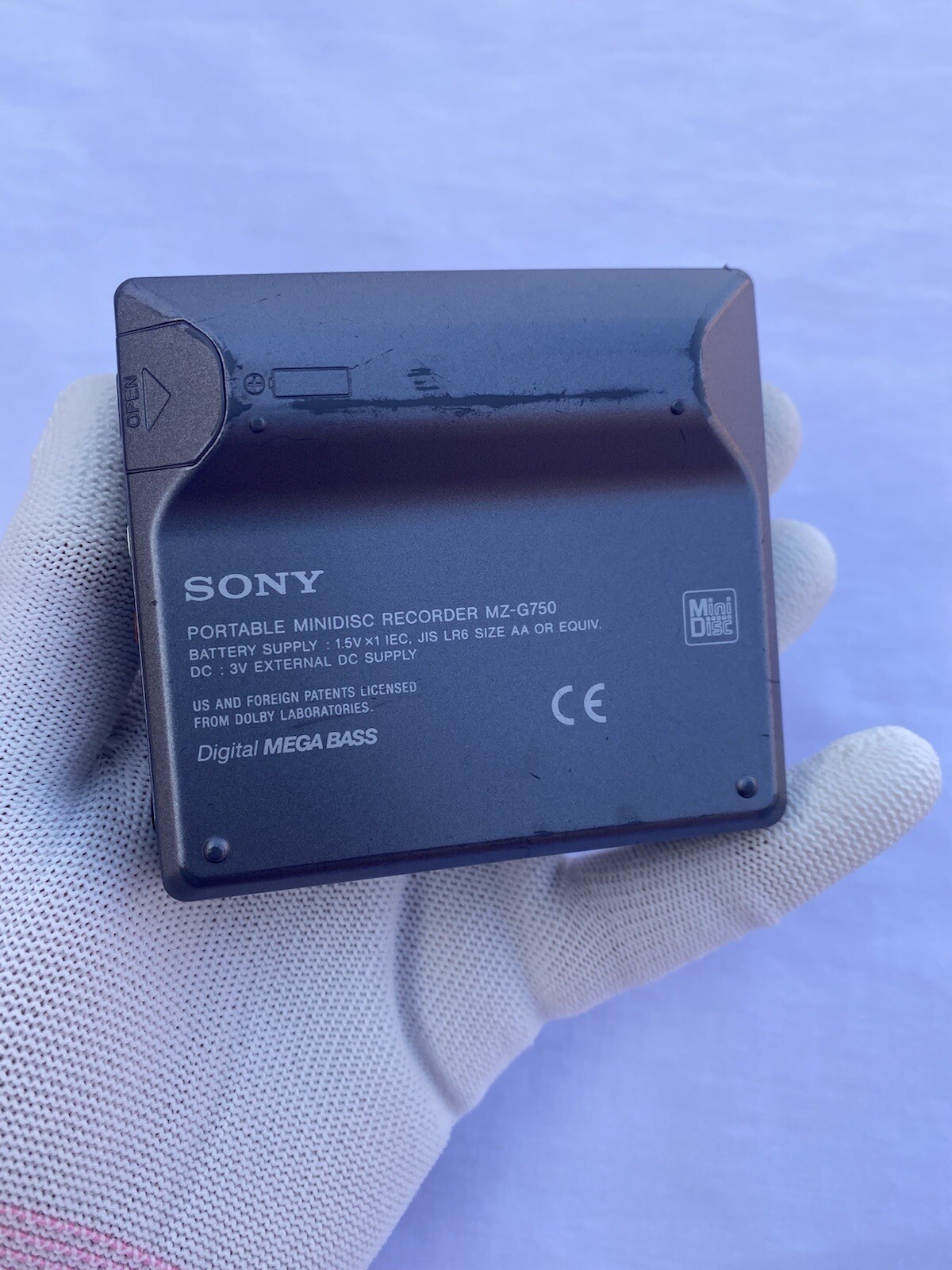 Vintage SONY MD MZG750 WALKMAN RECORDER AM/FM Radio minidisc player eBay