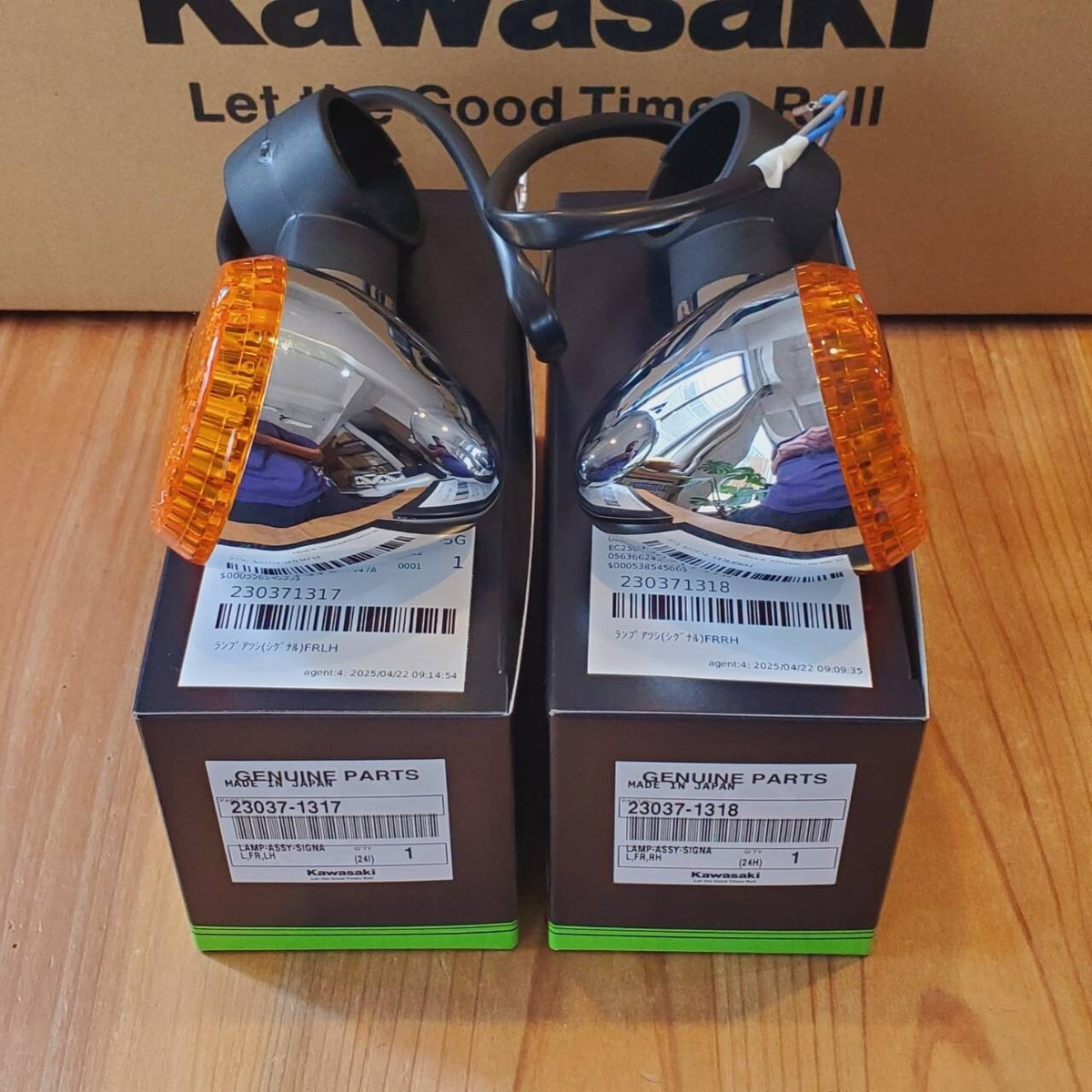 KAWASAKI Genuine VULCAN 500 800 Left and Right Turn Signals 23037