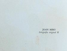 JUAN MIRÓ  " Litografia II "  Mourlot 1114,  Original  Farblithographie
