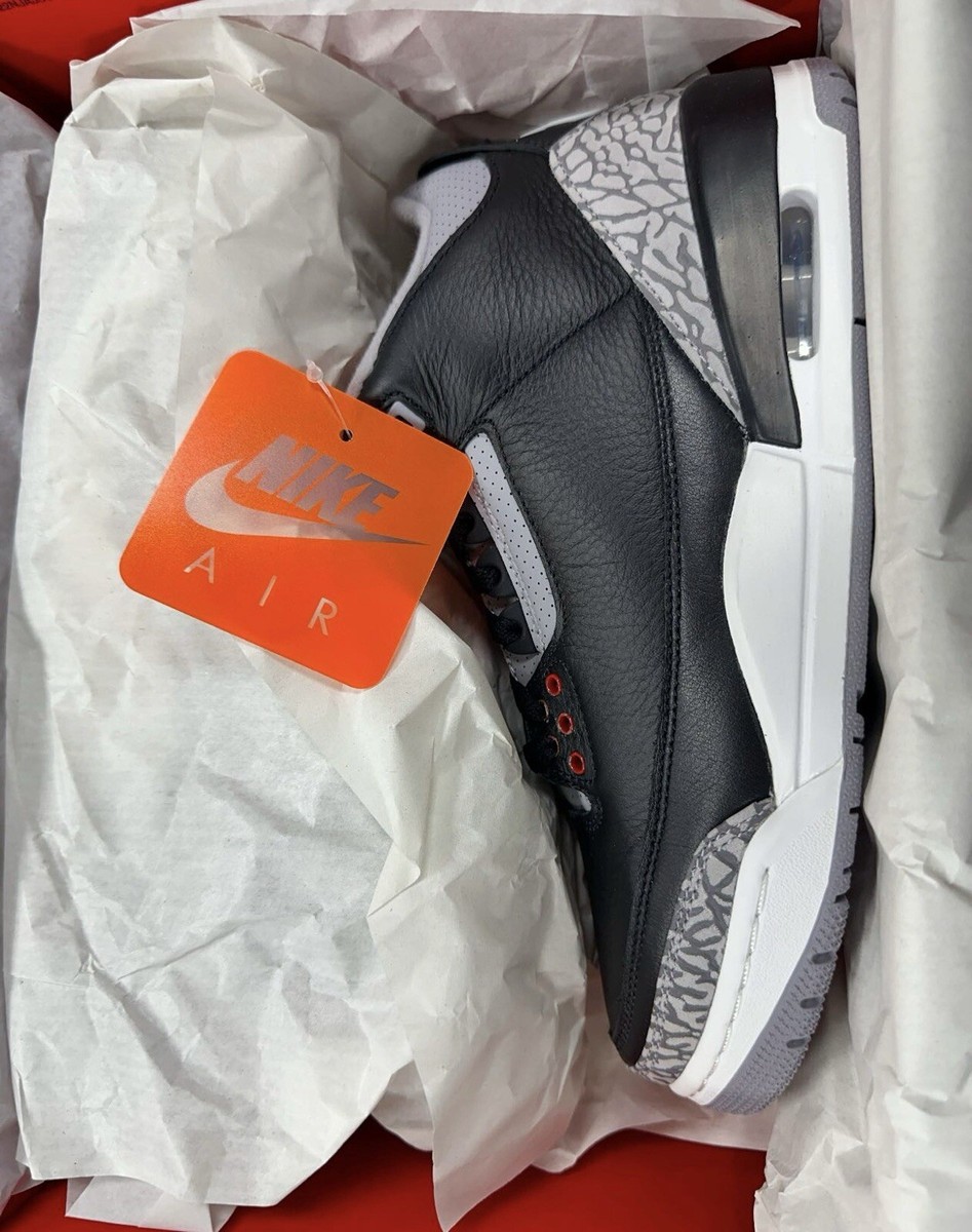 Air Jordan 3 Retro OG Black Cement (2024) DN3707-010 Mens & Gs 4