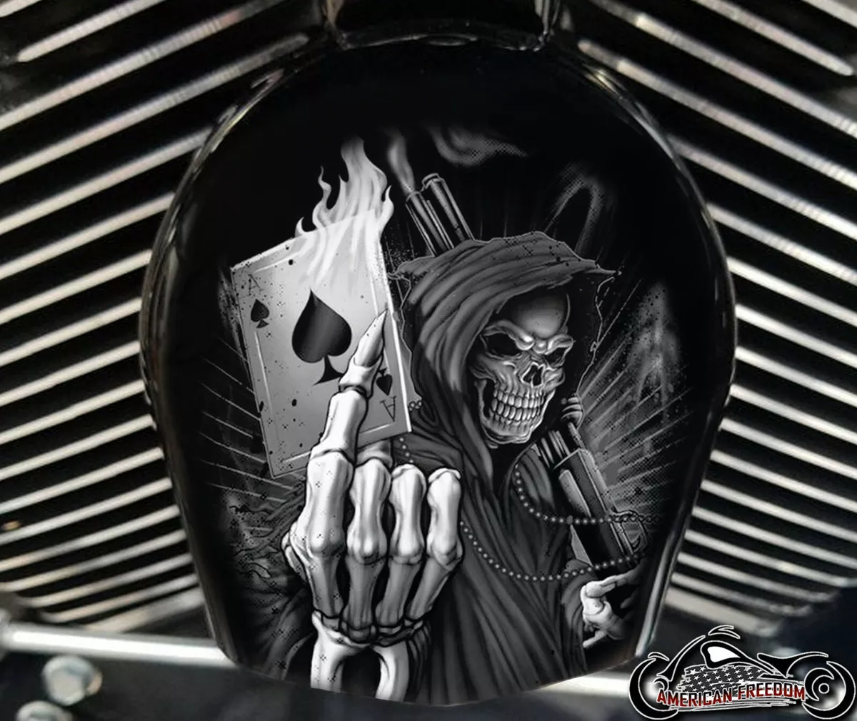 Harley davidson on sale horn cover ebay