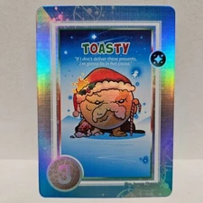 Doomlings Imaginary Ends Toasty Christmas Promo Card 11/21 GLTR Holo Foil