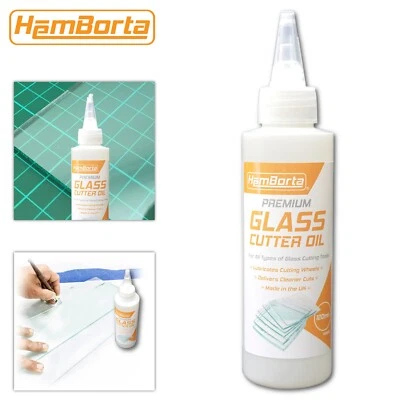 Glass Cutter Oil HemBorta 120ml Professional Glass Cutting Oil Fluid Lubricant