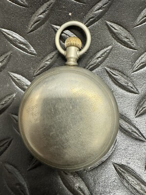 ELGIN POCKET WATCH 17 Jewels 1910 18s Silverode Does Not Run Needs