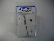 Sea-Dog Line 273101-1 White Nylon 7/8" O.D. Round Top Cap pack of 2 each