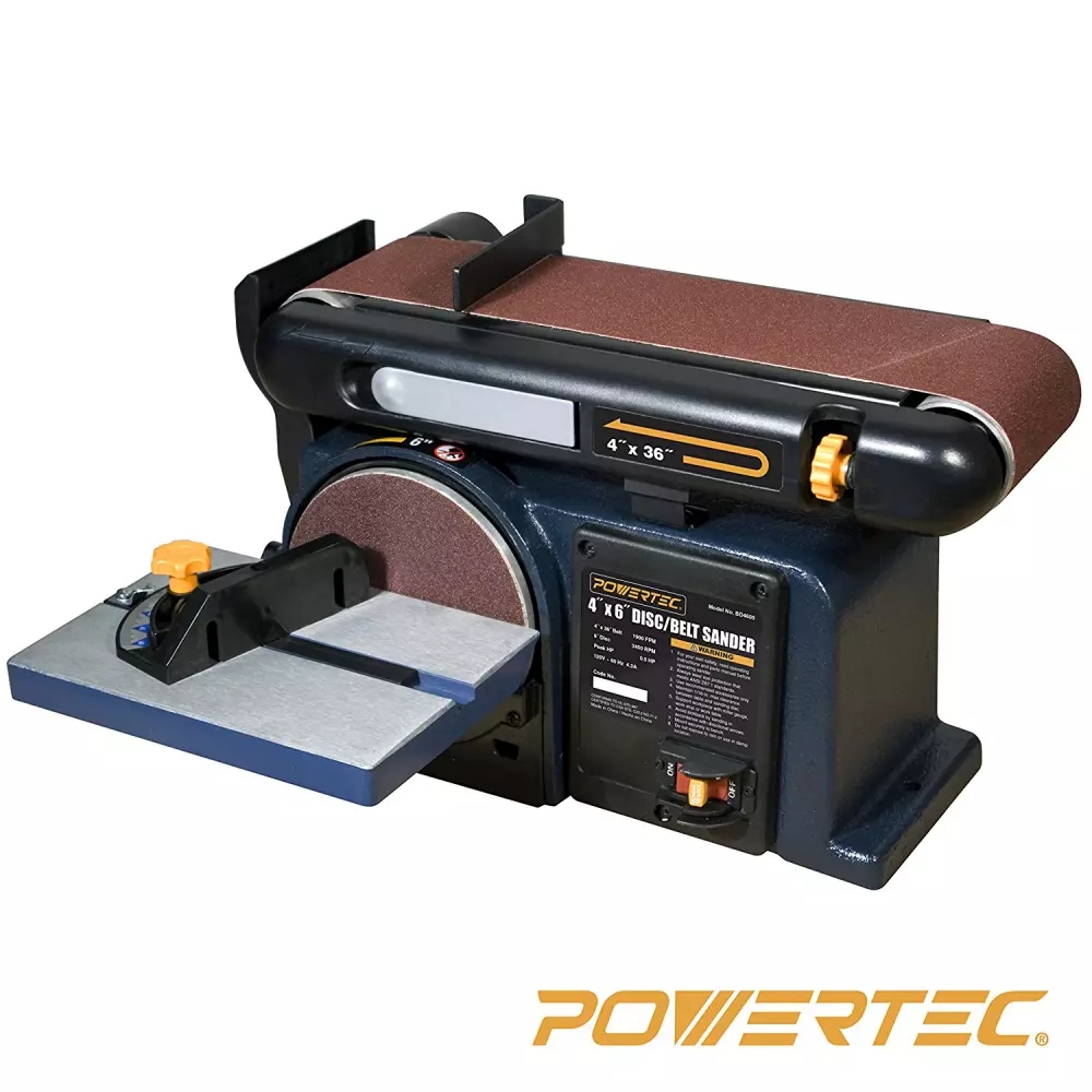 Horizontal sale disc sander