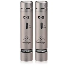 Behringer C2 Matched Pair Condenser Microphones For Studio Live Recording