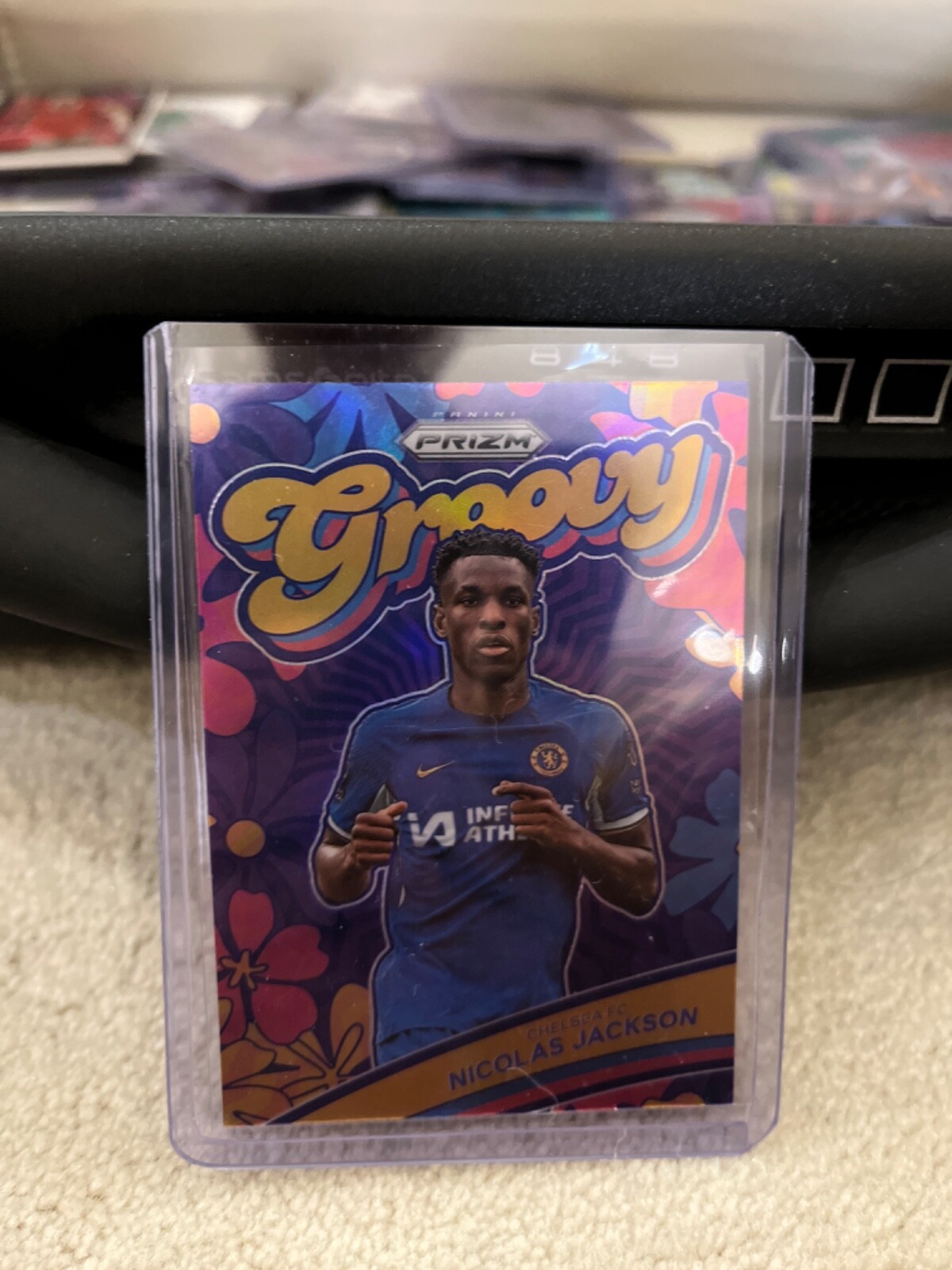 Panini Prizm Premier League 2023/24 Chelsea Nicolas Jackson Groovy - Case Hit