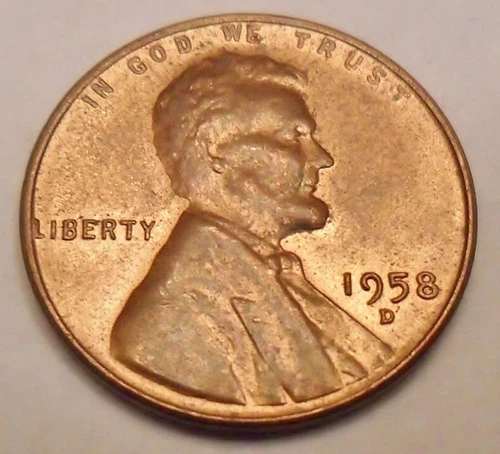 1958 D Lincoln Wheat Cent / Penny *BU / MS RB - MINT STATE RED-BROWN*  FREE SHIP