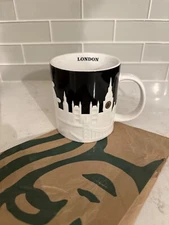 Starbucks LONDON  Skyline 3D Relief Series Mug 16oz