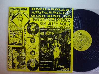 Sin Alley Vol. 2 Rockarolla Ahillabilly Wing Ding Do LP Rockabilly 1955-1962