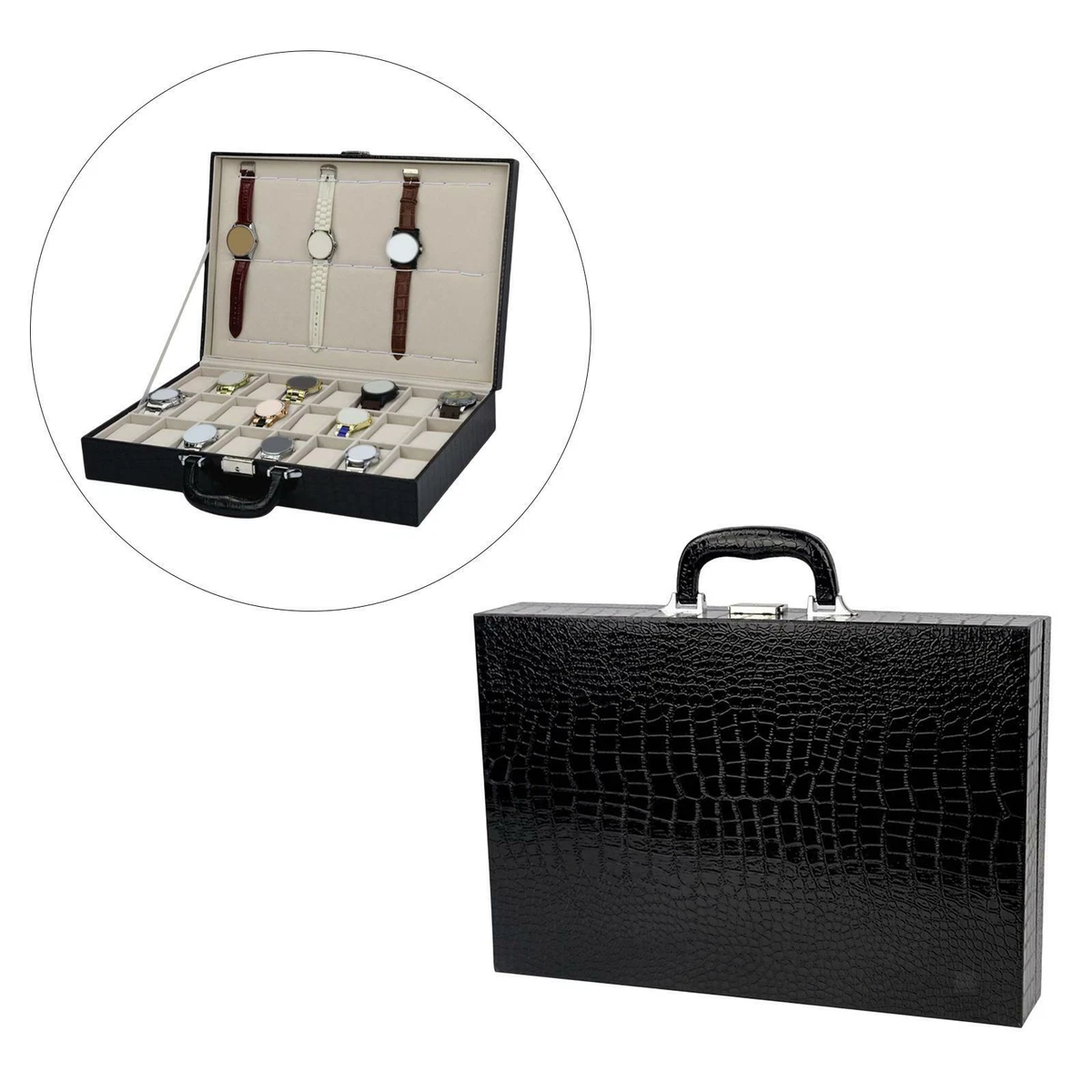 Leather watch box for men sale