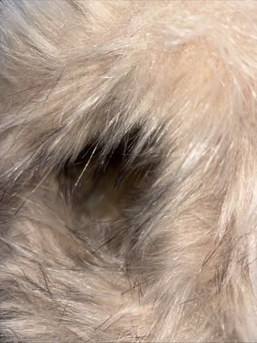 Tall Furry Snake Beige Faux Fur Lined Flat Winter Boots Women's 6 Boho Snow Ski - Picture 9 of 16