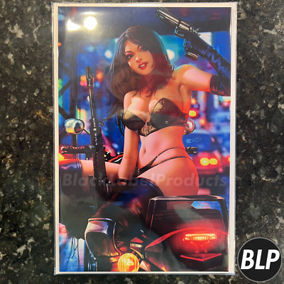 Gun Honey: Collision Course #1 Derrick Chew Metal PureArt Virgin LE /25 IN HAND