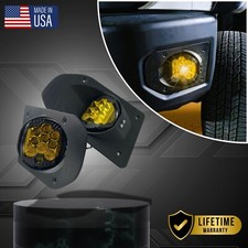 Toyota Fj Cruiser 07-14 Fog Light Brackets Fits 5 Round Pods Wing Deletes