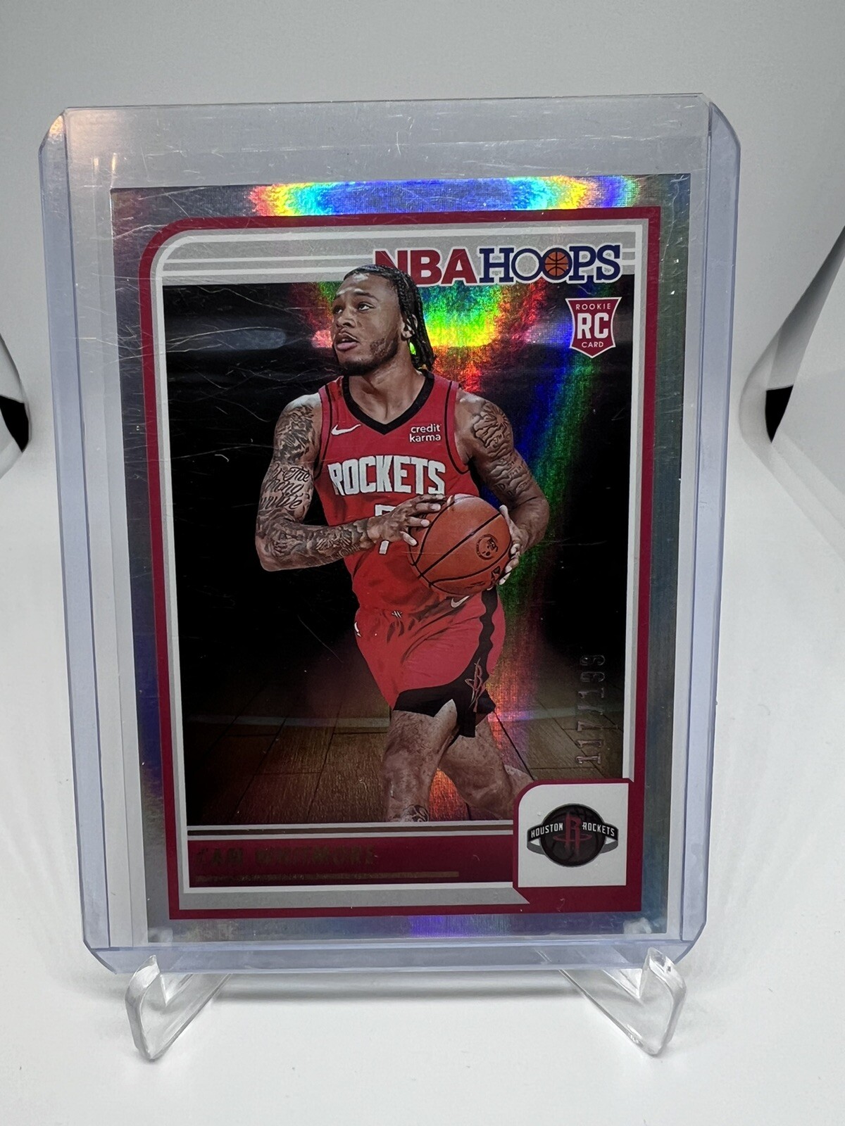 Cam Whitmore 2023-24 Panini NBA Hoops #265 PREMIUM FOIL PARALLEL RC /199