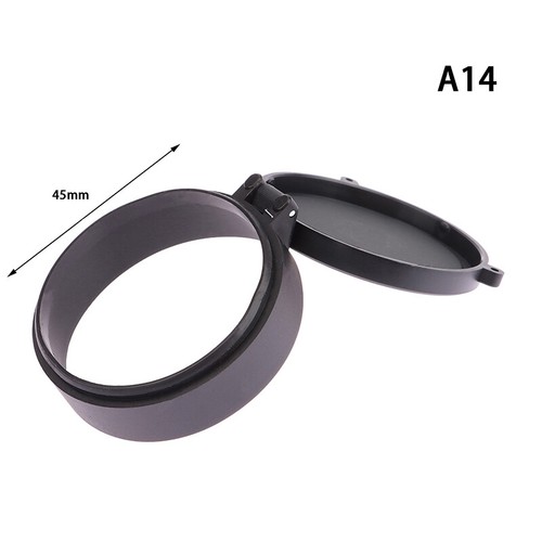 Rifle-Scope Hunting Aiming Optic Lens Covers Telescopic Flip Up Spring Cap' - Picture 25 of 38