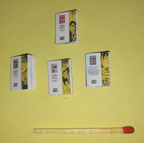 Lot de 4 Livres Detective Conan manga BD miniatures maison de poupées Playmobil - Photo 2/3
