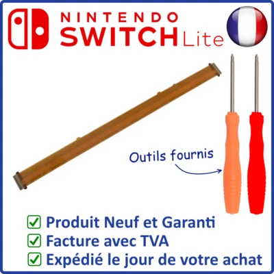NAPPE DE CONNEXION RELIANT LA CARTE MÈRE À GAUCHE DE LA NINTENDO SWITCH LITE