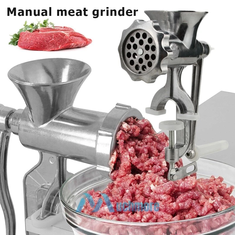 Heavy Duty Meat Grinder Mincer Stuffer Pepper Spice Manual Grinding Machine  Tool