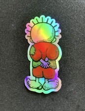 Handala Hologram Aluminium Laser Sticker New, Buy One Get One Free