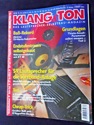 KLANG & TON 6/95, AUDAX TM 010 A1, A7, AXTON HD 14,MOREL MDT 40,45,SEAS KTN 25 F