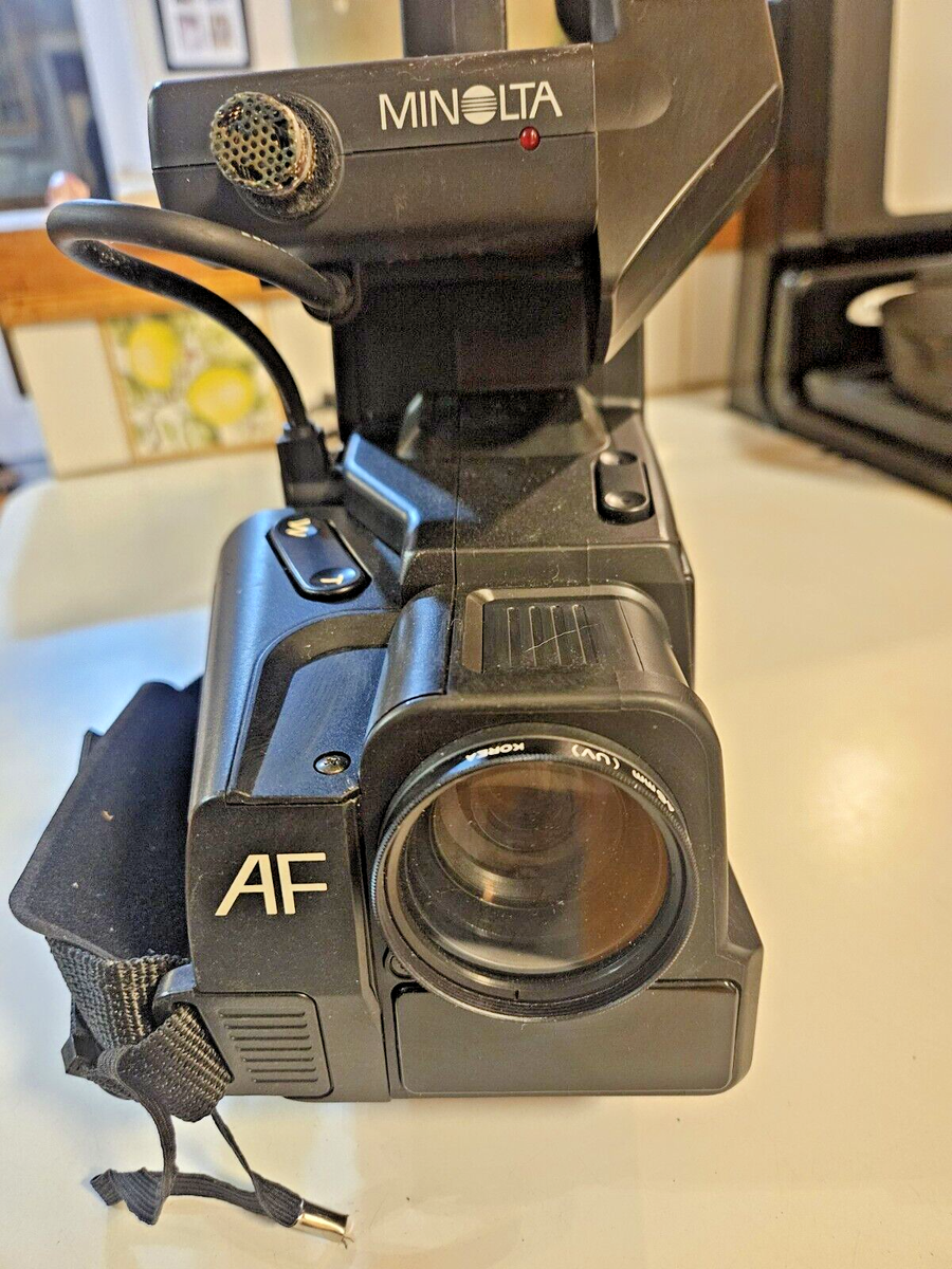 Minolta Master Series-V 1400 vintage VHS Camera with case | eBay