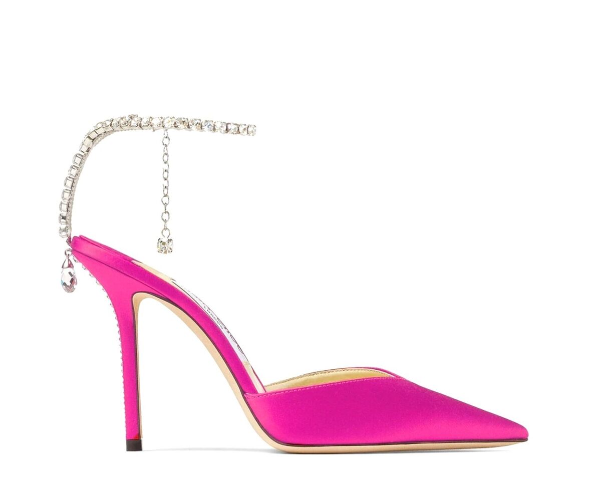 Jimmy Choo Women's Saeda 100 Embellished Pointed Toe Pumps Jimmy Choo Women's Saeda 100 Embellished Pointed Toe Pumps