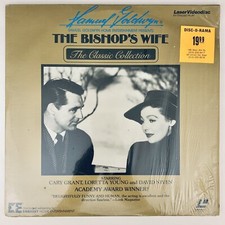 The Bishop's Wife Laserdisc Carey Grant Classic Movie Comedy Oscar Award Winner