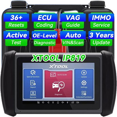 XTOOL IP819 Car Full SystemBidirectional Diagnostic Scanner Key Programming Tool