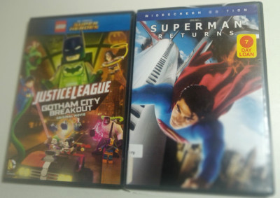 DVDs Lego DC Super Heroes: Justice League Gotham City Breakout Superman Returns