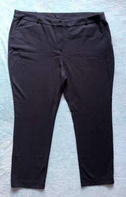TU Blue Smart Trousers UK 22 W46 L30 Tapered Stretch