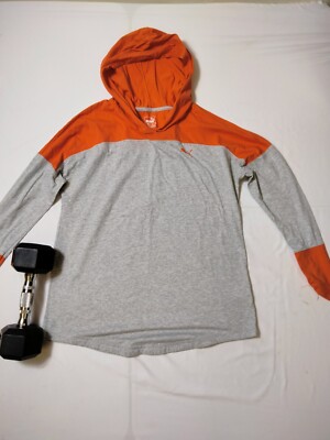 Puma Motorsport Full-Zip Jacket Womens Size Large gray orange