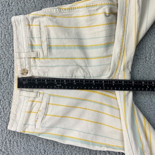 Madewell Emmett Striped Wide-Leg Crop Pants Women's W24 L24.5 Boho - Picture 11 of 13