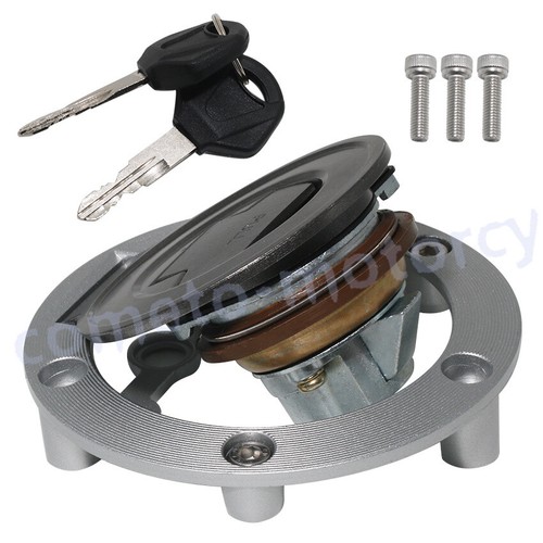 Fuel tank cap Tank Lock For Yamaha XVS1300CT V-Star Tourer XJ6F FJR1300 XJR1300 - Picture 6 of 8