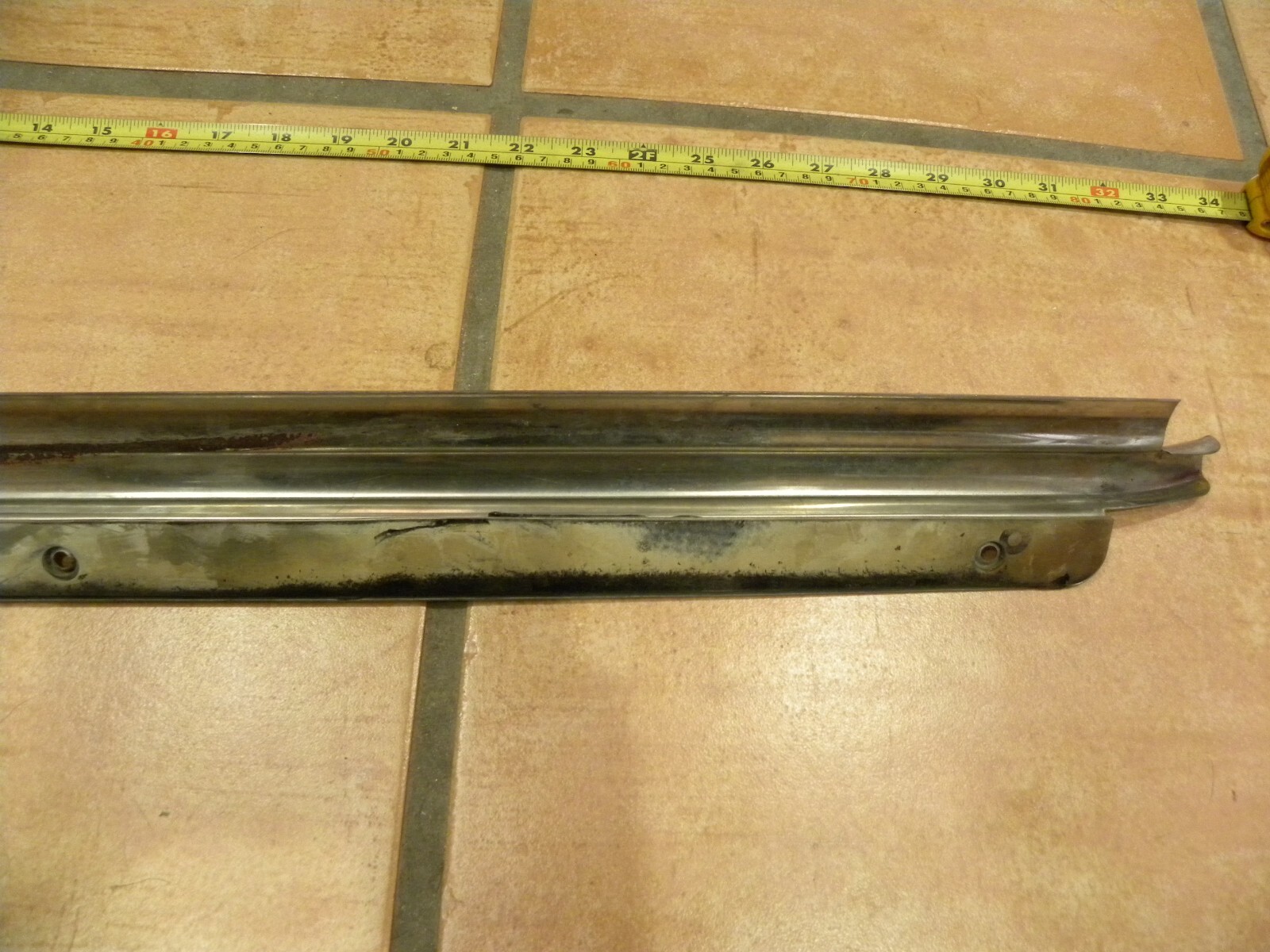 Rolls Royce Silver Shadow Bentley T Front Left Door Sill Trim Moulding Plate