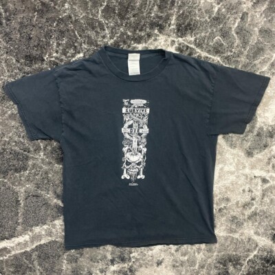 Nekromantix Shirt Mens Medium Vintage Horror Punk Rock Psychobilly Goth Black