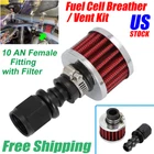 For Fuel Cell Breather/Vent - Fuel Systems 10 AN Female Fitting Kit w/ Filter US