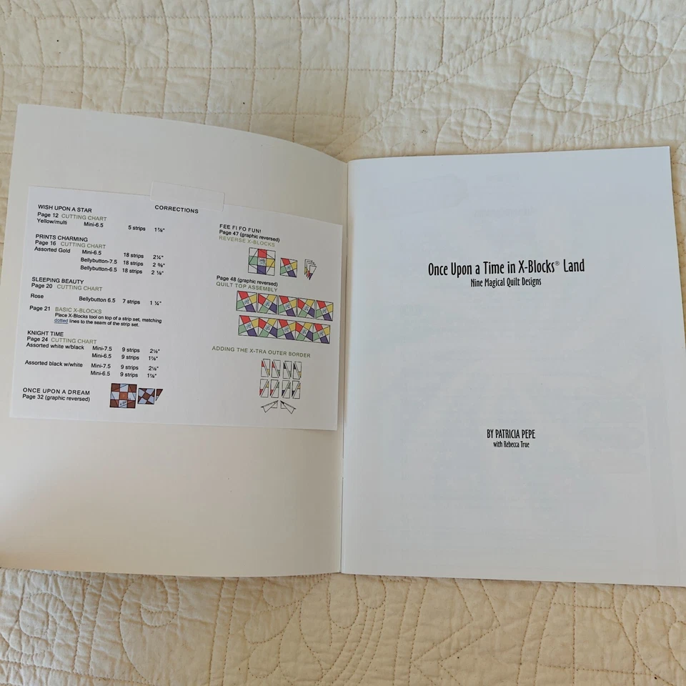 Once upon a time in X-Blocks Land - 9 Magical Quilt Designs by Patricia Pepe - Image 2 of 4