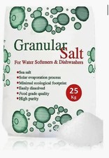 25KG Granular Salt| Water Softeners| Dishwasher| Food Grade Quality| High Purity 0.94 per kilo