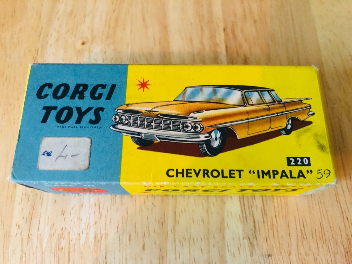 ミニカー Corgi Toys Chevrolet Impala Corgi toys 220 Chevrolet Impala Virtually Mint/Boxed – JK