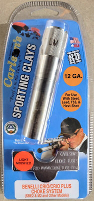 Carlson's Choke Tube 12GA Benelli Crio/Crio Plus Sporting Clays Light Modified
