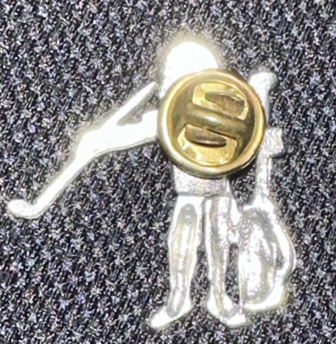 Women Golfer Articulating Arms & Leg Brooch/Pin - Picture 7 of 7